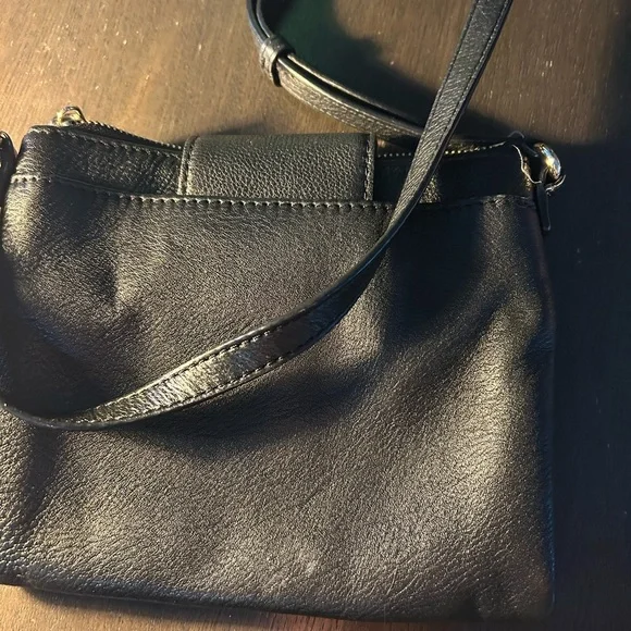 Michael Kors Black Leather Crossbody Bag - Picture 4 of 10